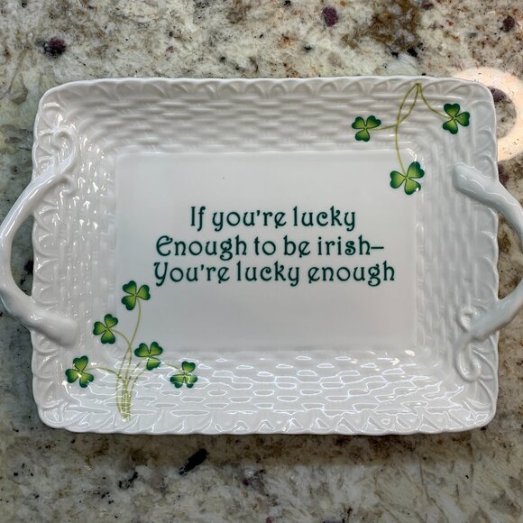 Irish Lucky Trinket Tray - Picture 1 of 5
